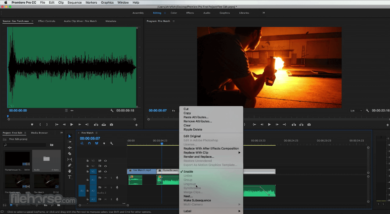 what video format works on mac for adobe premiere pro cc