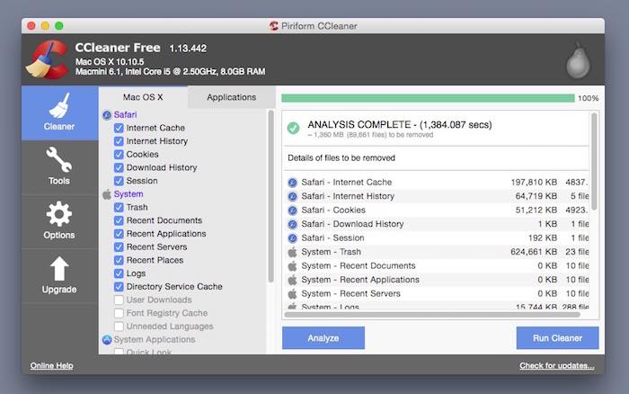 ccleaner equivalent for mac